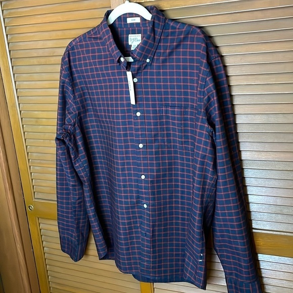 New J.Crew Men’s Slim Fit Cotton Shirt - Picture 1 of 10